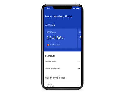 Banking app exploration V2 account app bank bank account banking creditcard ios minimal mobile saving ui