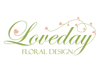 Loveday brand branding design floral flowers logo