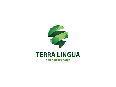 Terra Lingua branding conversation design earth language leotroyanski logo message planet talk translation vector