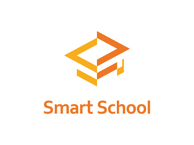 Smart School academy branding design education flat illustration leotroyanski logo school student vector