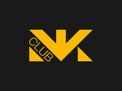 NK club branding design flat leotroyanski logo logodesign manicure monogram name nklogo typography vector