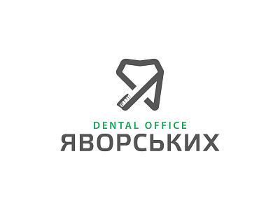 Dental Office Yavorsky branding dental dentist dentistry design leotroyanski logo tooth