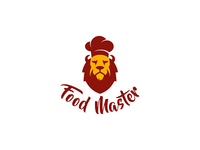 Food Master branding cook design flat food food delivery leotroyanski lion logo logo design vector
