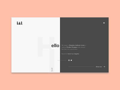 Portfolio Redesign clean designer minimal portfolio ui web