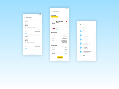 Payment And History Order Design