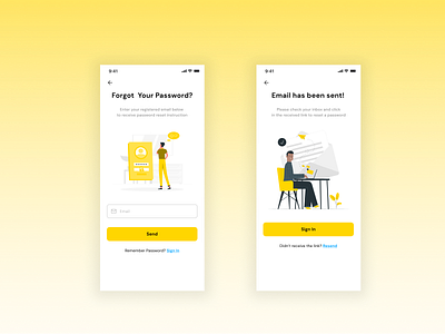 Forgot Password UI Design