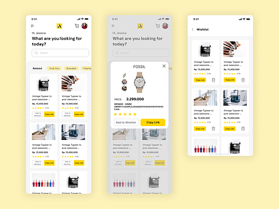 Home Mobile E-commerce UI-Design