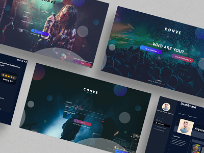 CONVE ui ux website