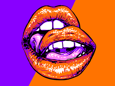 Merged lips lips mouth teeth tongue