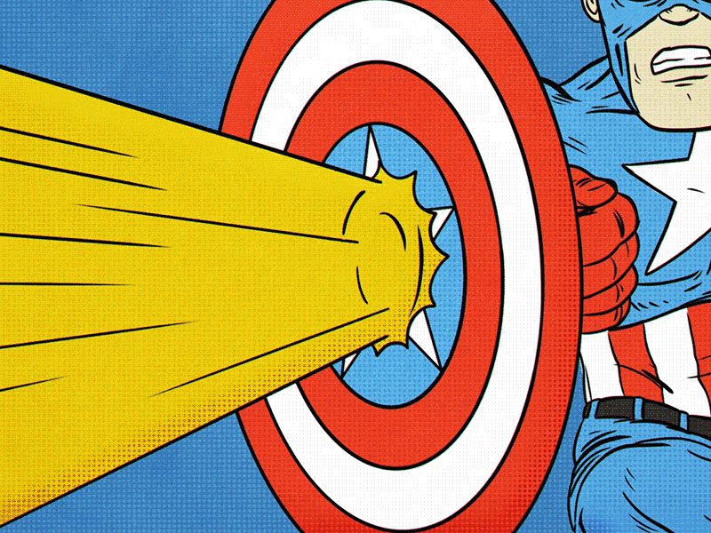 AVENGERS ASSEMBLE animation avengers captain america cartoon cellanimation comic frame by frame hulk iron man loop marvel thor
