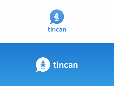 Final logo for TinCan graphics illustration logo tincan