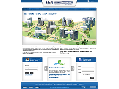 Insurance Advisors Direct - Website by Geek Girl Web Design