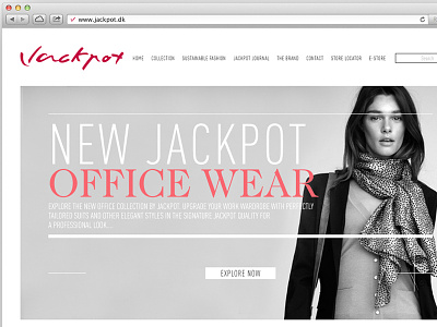 Jackpot Brand Site branding web design