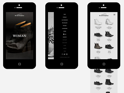 tlc brand and e-commerce site mobile design ui ux