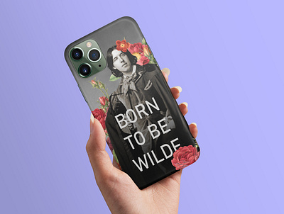 Born to be Wilde Iphone Case design case design illustration iphone mobile photoshop vintage