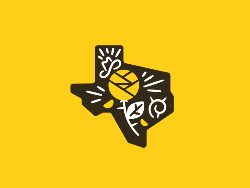 Yellow Rose badge branding cowboy cowboy hat design howdy icon illustration rose sticker texas thorn vector yeehaw yellow
