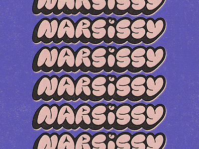 Narsissy astrology design gay illustration lettering lgbt logo narcissist sissy sticker typography