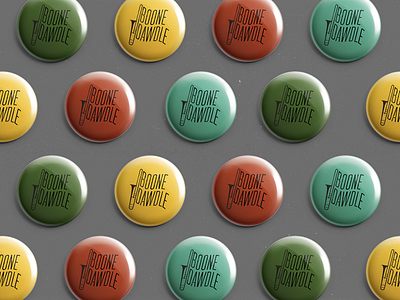 True/False Boone Dawdle 2016 - Buttons brand branding buttons festival identity missouri pins