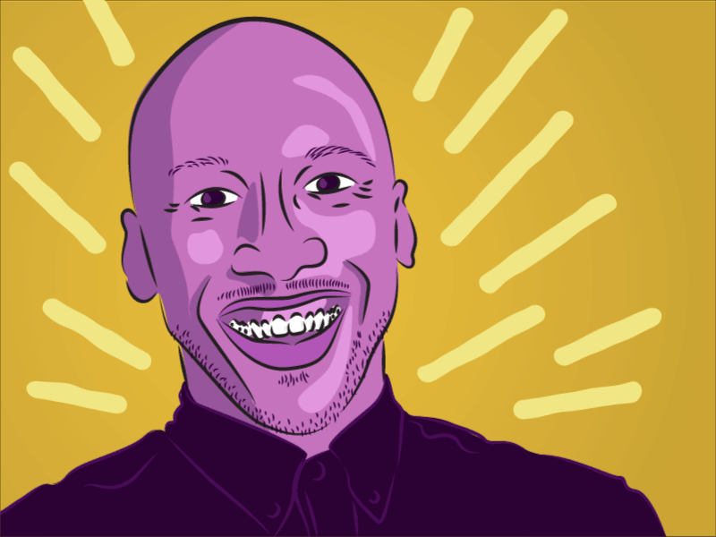 Mahershala Better Win 2nite academy awards awards doodle film gif illustration mahershala ali moonlight movies oscars portrait