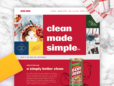 Bon Ami Site Design