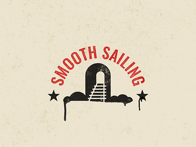 Smooth Sailing badge badges branding design icon illustration kansas city logo railroad train type typography vector