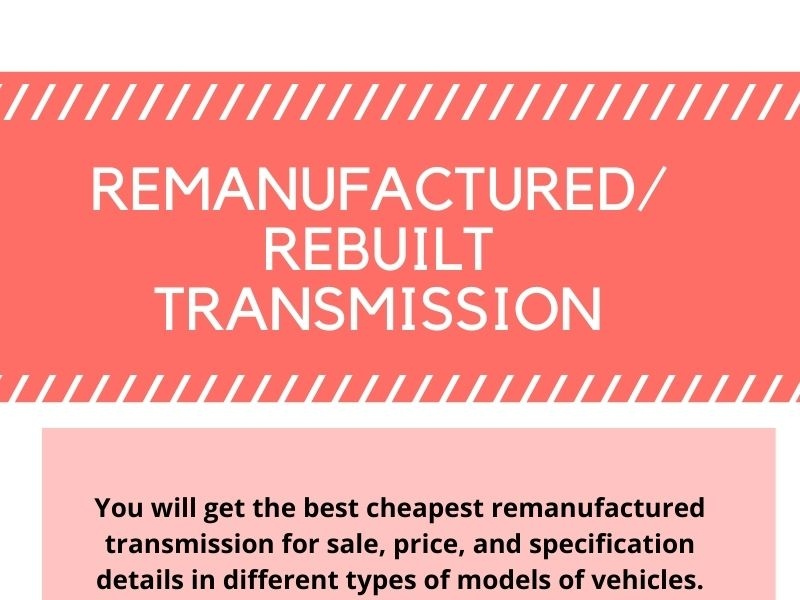 Remanufactured/Rebuilt Transmission by Shubham rai on Dribbble