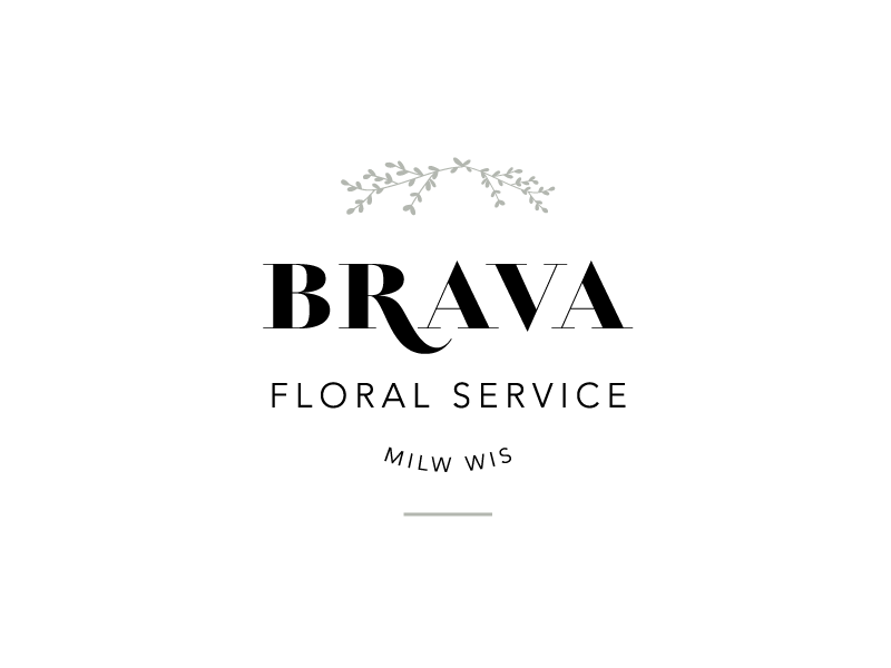 Brava Floral Service logo by Laura Huebner on Dribbble