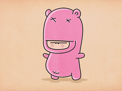 I said scary, not a f**king Care Bears suit! &#@± character drawn with mouse illustration