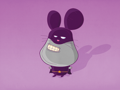 Nananananana RATMAAAN! character drawn with mouse illustration