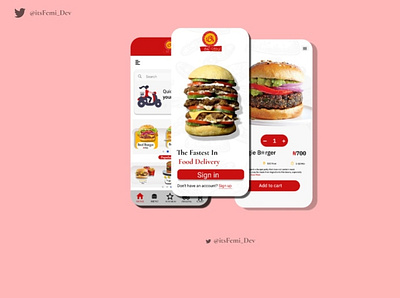Burger Delivery App animation appdesign behance branding design dribbble graphic design mobile app product design ui uiux userinterface ux uxdesign