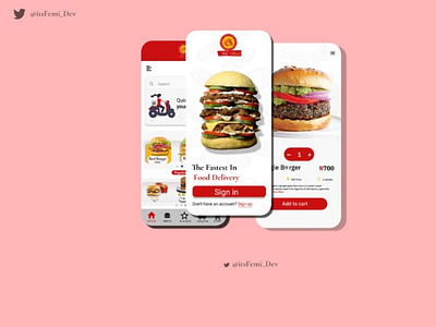 Burger Delivery App