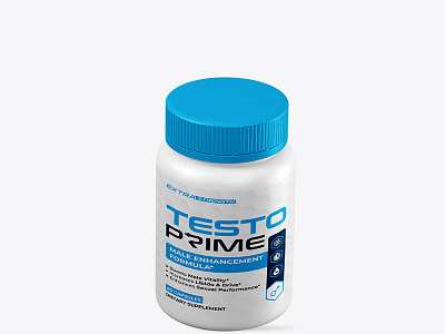 TESTO PRIME Bottle Label Designing