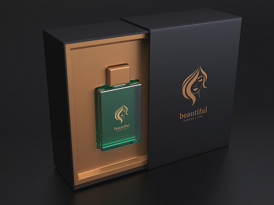 beautiful Premium Perfume Packaging Design 3d animation branding design graphic design illustration logo motion graphics ui vector