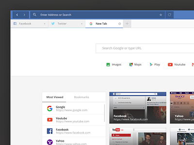 Google Chrome Flat Redesign browser chrome concept flat google interface redesign splash ui ux windows