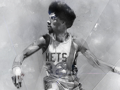 Julius Erving for Slang Inc