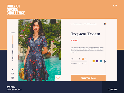 Daily Ui / Day 12 - Ecommerce Web