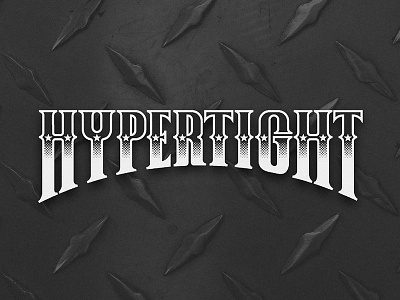 Hypertight Band Logo band metal music rock trash typo typography