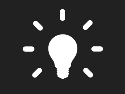 Lightbulb Icon Animation Detail