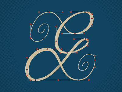 G for 36DaysOfType bezier calligraphy illustration lettering typography