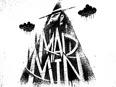 MAD MTN logo sketch lore mad mountain mountaineer