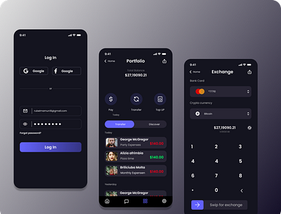 cryptocurrency UI