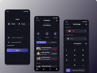 cryptocurrency UI