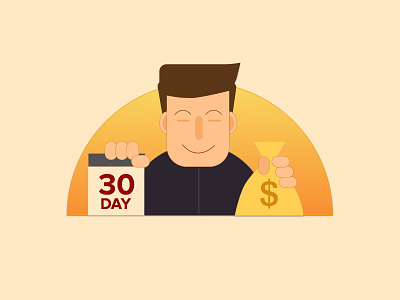 Money Back Guarantee graphic icon illustration lokalah money vector