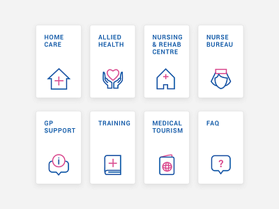 Health Icons care faq health icon medic minimal nurse outline roboto sketchapp support