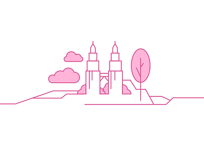 KLCC design designer icon illustration illustrator klcc malaysia malaysian outline ui vector