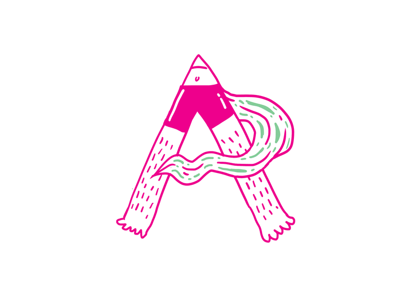 Alphabet Doodle (A - Z) 36 days of type alphabet alphabet typography colorful design doodle drawing graphic illustration letter lettering malaysian outline photoshop type art type challenge typography wacom