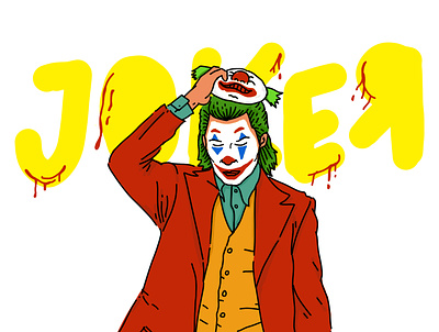 The Joker 2019 design doodle drawing illustration joker joker 2019 joker movie malaysian movie poster outline photoshop poster the joker wacom