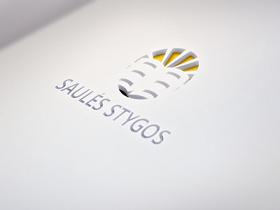 Saulės stygos logo design