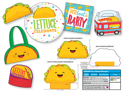 Taco'bout a Party! design illustration typography vector