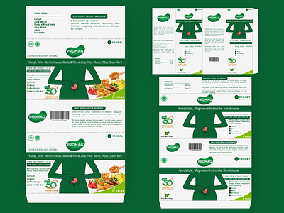 Promag branding drug graphic design packaging